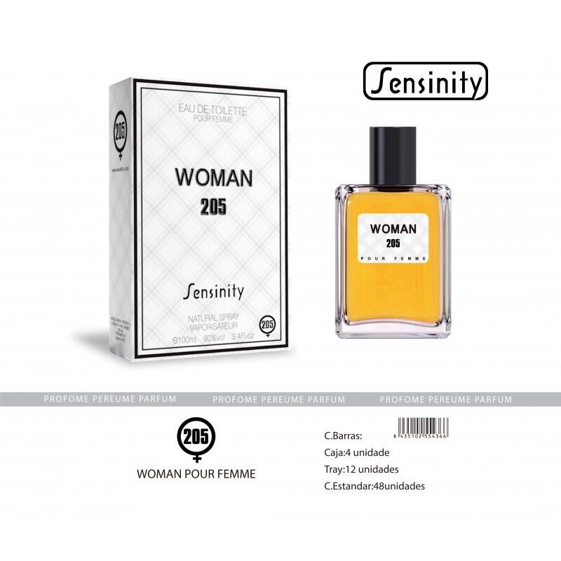 Woman 205 — 100 ml · Para Mujer