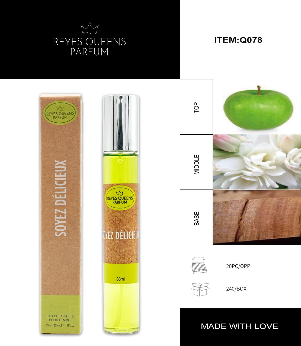 Soyez Délicieux — Eau de Toilette · 33 ml · Para Mujer