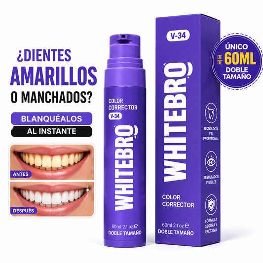 WhiteBro V34 Sérum Blanqueador Dental · 60ml