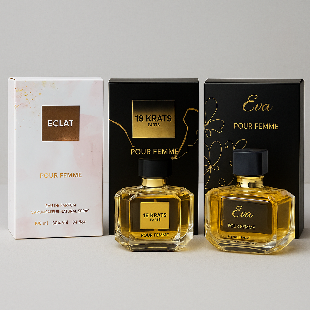 Pack 3 Perfumes — Pack & Set · Para Mujer
